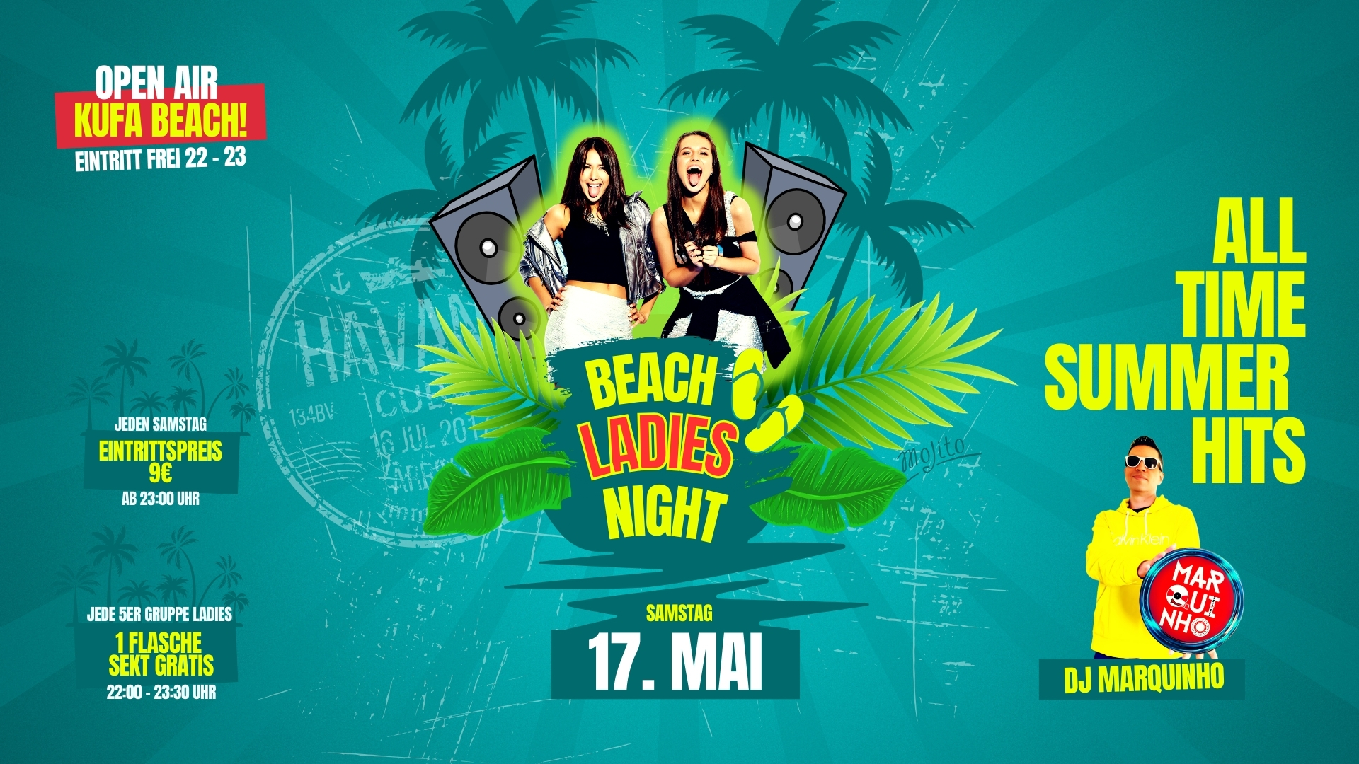 LADIES NIGHT – BEACHPARTY